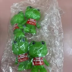 カエルキャラクター ぬいぐるみ 4体セット