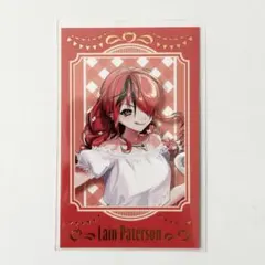 レイン・パターソン　3周年　チェキ風カード　レア　メッセージ入り　にじさんじ