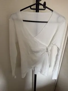 セーター レディース ニット vネック トップス 長袖 着痩せ 柔らかい