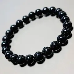 ［５Ａ］ブラックオニキス 8㍉ 数珠 ブレスレット メンズ レディース