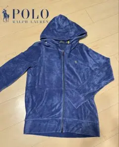 Polo Ralph Lauren フード付きパーカー S 青