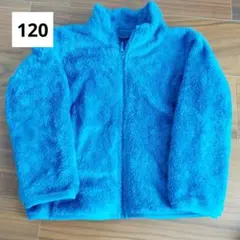UNIQLO フリースジャケット 120 青 ブルー