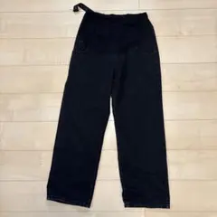 カジュアルさん必見！2XLブラックデニムパンツ マタニティ用