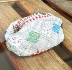 再販！【パッチワークキット(口金付き)】 コインケース ♡がま口♡