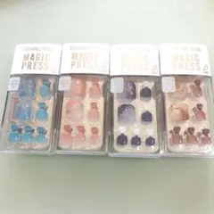 DASHING DIVA MAGIC PRESS PEDI 4セット