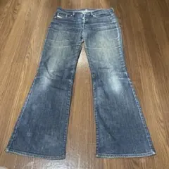 タグ付き DIESEL ブーツカットデニム フレアパンツ インディゴ 