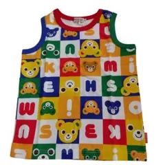 タグ付き☆ミキハウス　プッチー君のタンクトップ(110)のサムネイル