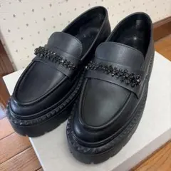ジミーチュウ　ローファー　39 1/2ブラック　BRYER プラットフォームのサムネイル