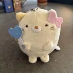 すみっコぐらし　天使なえびてん　ボールチェーン付き　推し活ぬいぐるみ
