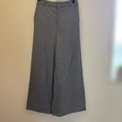 GUギンガムチェックワイドパンツ