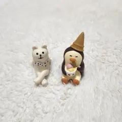 【新品】デコレ コンコンブル 夏 カップアイスペンギン だらだらしろくま レアのサムネイル