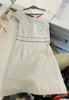 極美品！！Apuweiser-riche ドット柄ワンピース ひざ丈