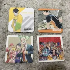 ハイキュー ワンピース Dr.STONE アートコースター
