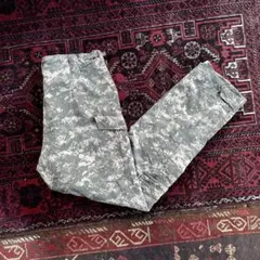 米軍実物 ミリタリー ダブルニー カーゴパンツ 迷彩 デジカモ L/Lのサムネイル
