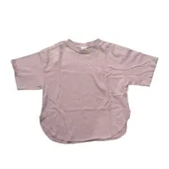 ブランシェス 120 オーバーサイズTシャツ くすみピンク