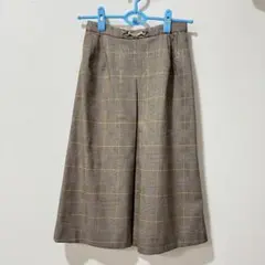 【良品】チェックスカート　春/オフィスのサムネイル
