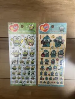 サンリオ 5サイズステッカー 韓国シール ハンギョドンけろけろけろっぴ2枚セット