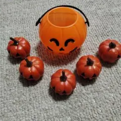 ハロウィン パンプキン バスケット ミニかぼちゃ セット