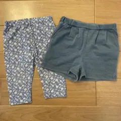 petit mainショートパンツ・ユニクロ 90 ボトムスセット