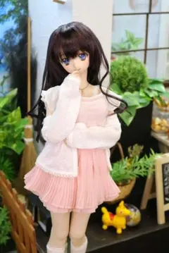 ピンクレーベル シェルピンクスカートコーデ SD DD ボークス