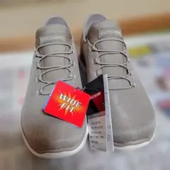 SKECHERS Slip-ins グレーベージュ WIDE FIT23.5cm