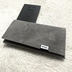 極美品　所作　shosa カードケース　オイルヌバック　グレー　名刺入れ