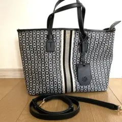 Tory Burch トートバッグ ストライプ