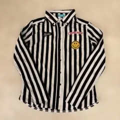 CUARTO UNITED ストライプ　長袖シャツ　S クワルトユナイテッドのサムネイル