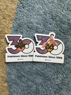 ポケモン 30周年記念 ステッカー 2枚セットのサムネイル