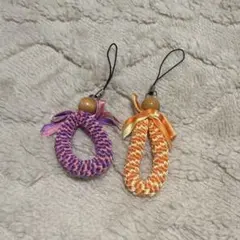 キーホルダー チャーム アクセサリー ストラップ リボン