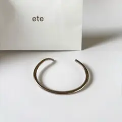 極美品✨️ ete ロウ バングル ウェーブ 廃盤品希少 ブラウンゴールド ロウ バングル（850627） ｜ women（ウィメンズ） ｜ ete／ete