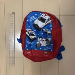 【新品未使用】トミカ リュックサック パトカー 白バイ 働く車 キッズ