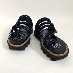 美品✨ sacai チューブストラップサンダル 黒 36 シャークソール 箱袋付のサムネイル