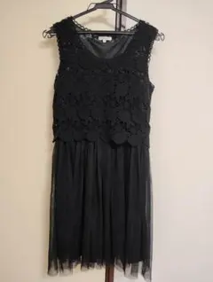 L'EST ROSE ブラックノースリーブワンピース サイズ2