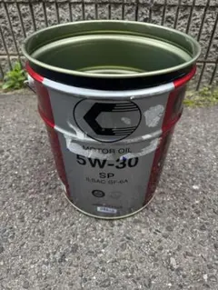 美品　トヨタ純正　キャッスル　オイル缶　ペール缶　20Ｌ　空き缶　5W-30のサムネイル