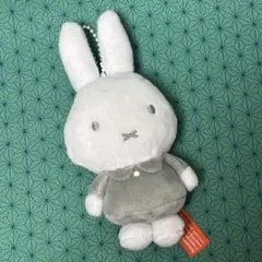 ミッフィー ストラップ ぬいぐるみ グレー