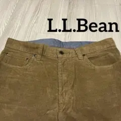 ク*ー様 エルエルビーン コーデュロイパンツ ブラウン W33 細畝