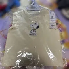 ユニクロスヌーピー Tシャツ 100cm クリーム色