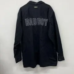 BADBOY 長袖シャツジャケット　黒　3L あ3のサムネイル
