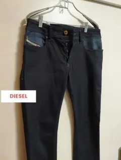 【極美品】DIESEL 定番人気 SLEENKER W29 ブラックスキニー