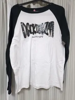 ラグラン長袖Tシャツ ホワイト ブラック
