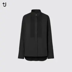 UNIQLO Ｊ／スーピマコットンタックシャツ／ブラック／М