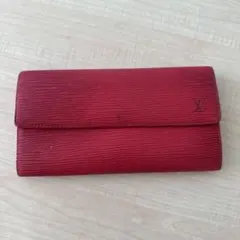 LOUIS VUITTON エピ 長財布 レッド