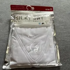 SILKY DRY VネックT 半袖 ホワイト M