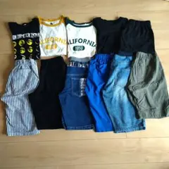 男の子150、160サイズ　長袖Tシャツ　パジャマ　半ズボン　まとめ売り　11点