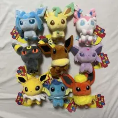 【タグ付き・9種セット】ポケモンセンター ポケモンドールズ ブイズ ぬいぐるみ