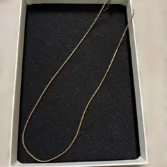 ピンクゴールド シンプル チェーンネックレス