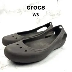 crocs クロックス カディ フラットシューズ Ｗ8 ブラウン 24のサムネイル