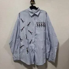 MK 4EVER 長袖 シャツ ストライプ