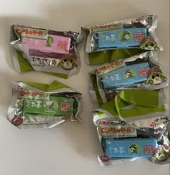 新品未開封　お茶犬　ミニメモ&ケース　ストラップ　5個　伊藤園